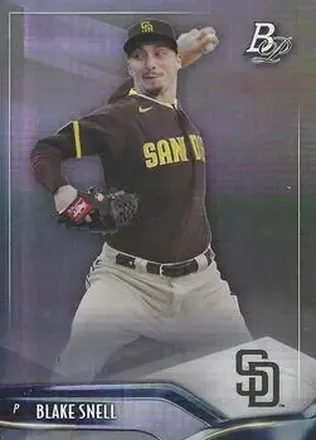 2021 Bowman Platinum #4 - Blake Snell - San Diego Padres