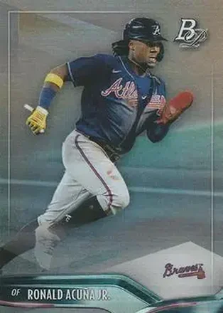 2021 Bowman Platinum #9 - Ronald Acuña Jr. - Atlanta Braves