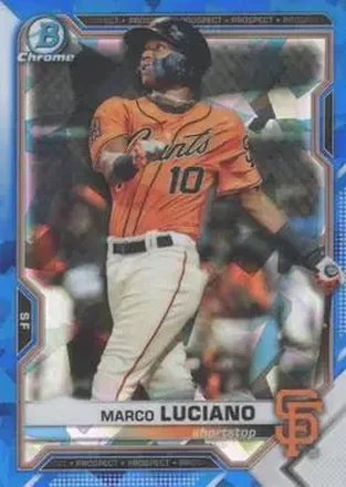 2021 Bowman Sapphire Edition #BCP-8 - Marco Luciano - San Francisco Giants