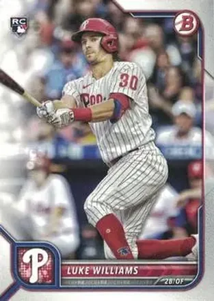 2022 Bowman #11 - Luke Williams - Philadelphia Phillies