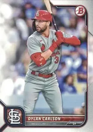 2022 Bowman #14 - Dylan Carlson - St. Louis Cardinals