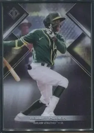 2021 Bowman Transcendent Collection #8 - Robert Puason - Oakland Athletics