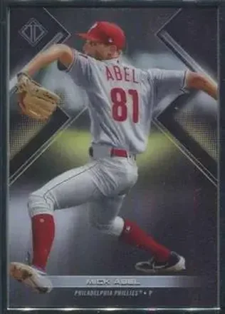 2021 Bowman Transcendent Collection #9 - Mick Abel - Philadelphia Phillies