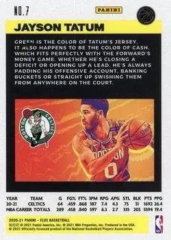 Back of Jayson Tatum