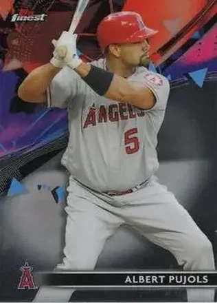 2021 Finest #1 - Albert Pujols - Los Angeles Angels