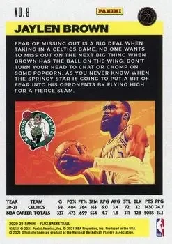 Back of Jaylen Brown