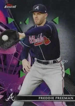 2021 Finest #8 - Freddie Freeman - Atlanta Braves