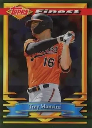 2021 Finest Flashbacks #1 - Trey Mancini - Baltimore Orioles