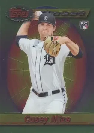 2021 Finest Flashbacks #3 - Casey Mize - Detroit Tigers