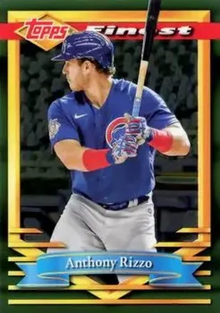 2021 Finest Flashbacks #5 - Anthony Rizzo - Chicago Cubs
