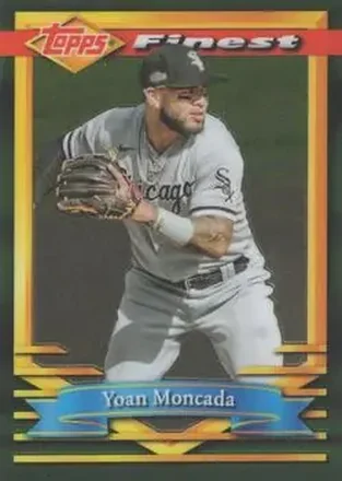 2021 Finest Flashbacks #7 - Yoan Moncada - Chicago White Sox