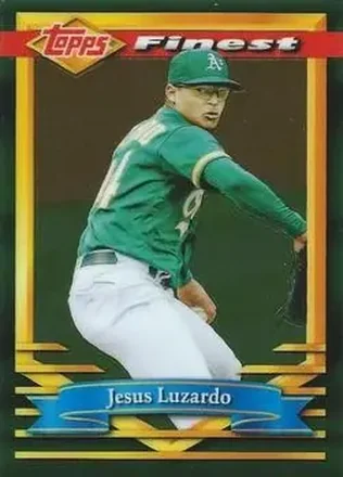 2021 Finest Flashbacks #8 - Jesus Luzardo - Oakland Athletics