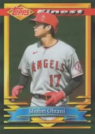 2021 Finest Flashbacks #9 - Shohei Ohtani - Los Angeles Angels