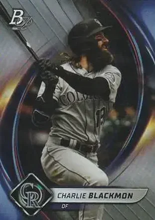 2022 Bowman Platinum #15 - Charlie Blackmon - Colorado Rockies