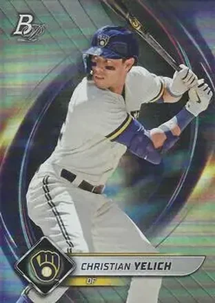 2022 Bowman Platinum #18 - Christian Yelich - Milwaukee Brewers