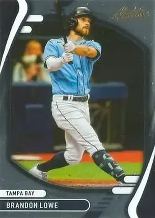 2022 Panini Absolute #13 - Brandon Lowe - Tampa Bay Rays