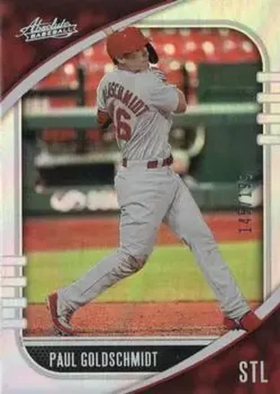 2021 Panini Absolute - Holo Silver #2 - Paul Goldschmidt - St. Louis Cardinals
