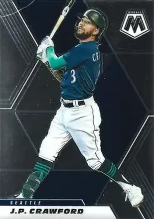 2021 Panini Mosaic #1 - J.P. Crawford - Seattle Mariners