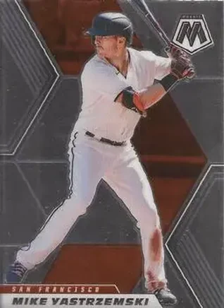 2021 Panini Mosaic #9 - Mike Yastrzemski - San Francisco Giants