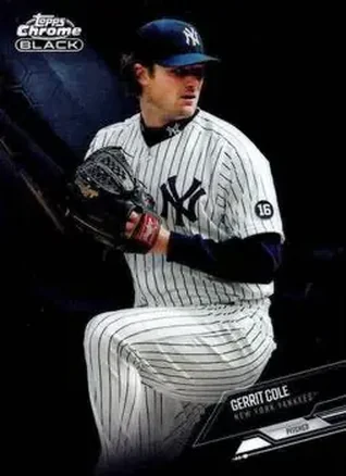 2021 Topps Chrome Black #3 - Gerrit Cole - New York Yankees
