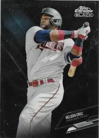 2021 Topps Chrome Black #5 - Nelson Cruz - Minnesota Twins