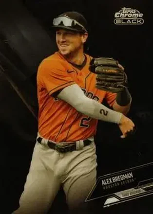2021 Topps Chrome Black #6 - Alex Bregman - Houston Astros