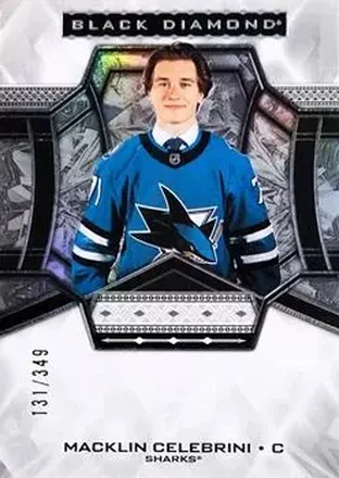 2024-25 Upper Deck Black Diamond #BDB-MC - Macklin Celebrini - San Jose Sharks