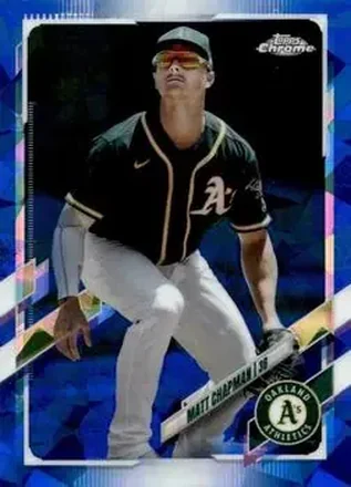 2021 Topps Chrome Sapphire Edition #3 - Matt Chapman - Oakland Athletics