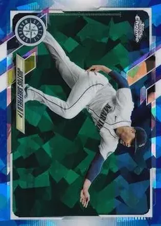 2021 Topps Chrome Sapphire Edition #6 - Justus Sheffield - Seattle Mariners