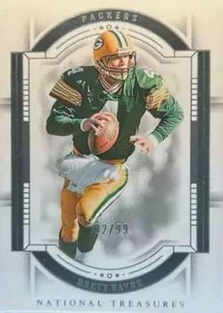 2023 Panini National Treasures #36 - Brett Favre - Green Bay Packers