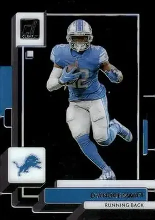 2022 Clearly Donruss #17 - D’Andre Swift - Detroit Lions