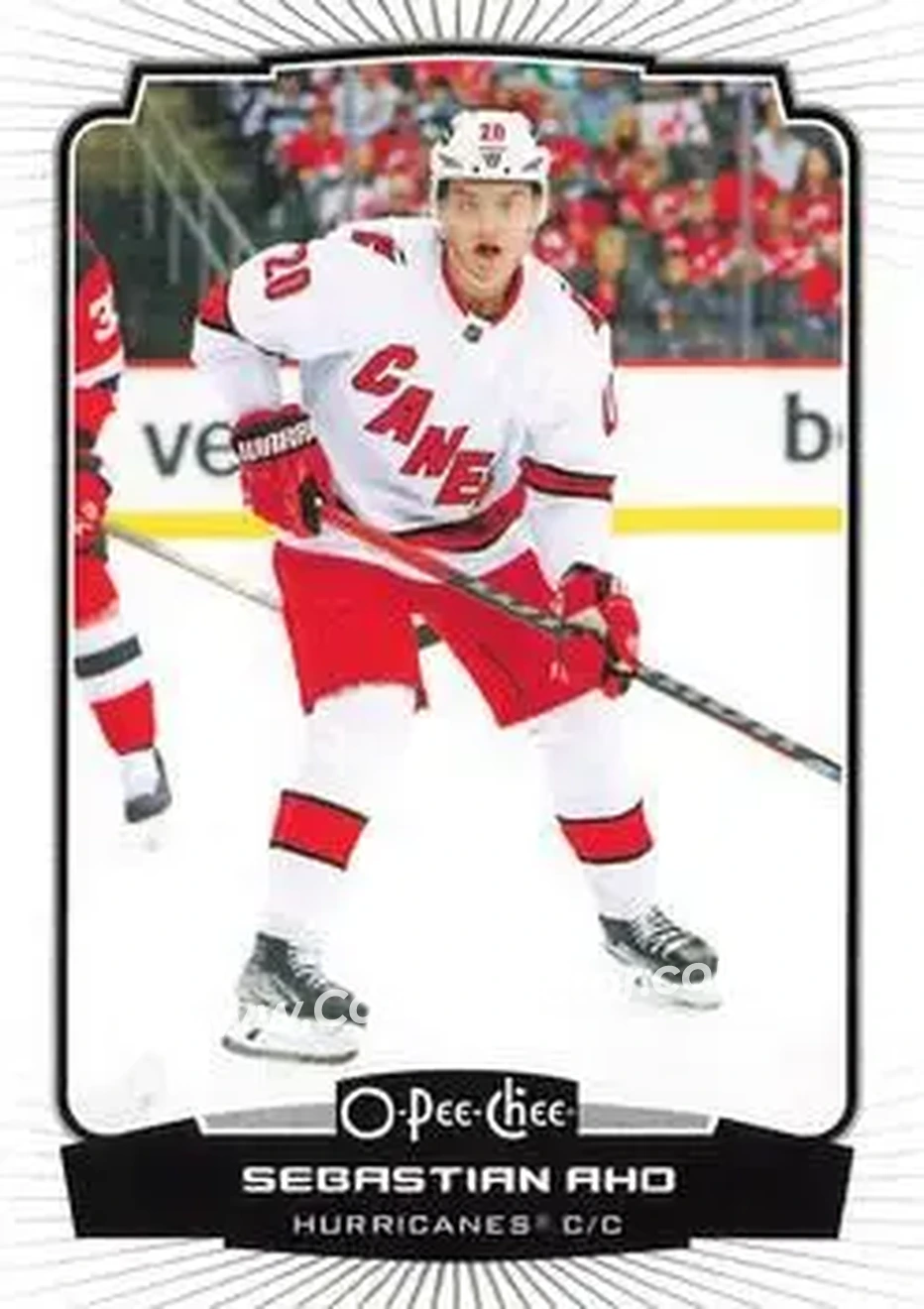 2022-23 O-Pee-Chee #14 - Sebastian Aho - Carolina Hurricanes - Front
