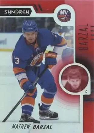 2022-23 Upper Deck Synergy - Red #11 - Mathew Barzal - New York Islanders