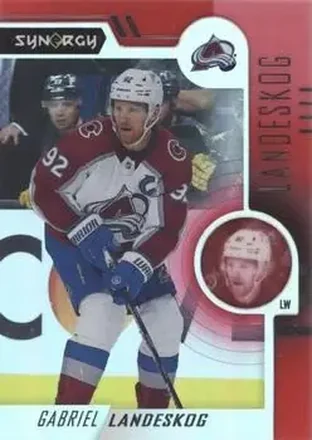 2022-23 Upper Deck Synergy - Red #14 - Gabriel Landeskog - Colorado Avalanche