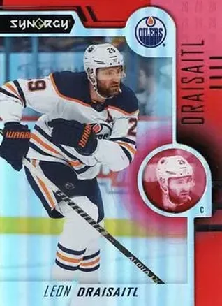 2022-23 Upper Deck Synergy - Red #15 - Leon Draisaitl - Edmonton Oilers
