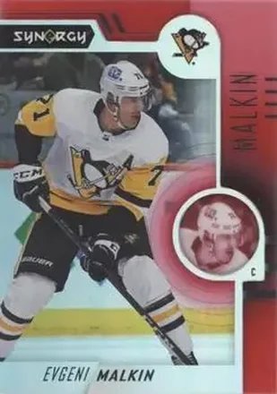 2022-23 Upper Deck Synergy - Red #16 - Evgeni Malkin - Pittsburgh Penguins