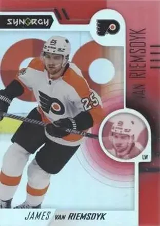 2022-23 Upper Deck Synergy - Red #20 - James van Riemsdyk - Philadelphia Flyers