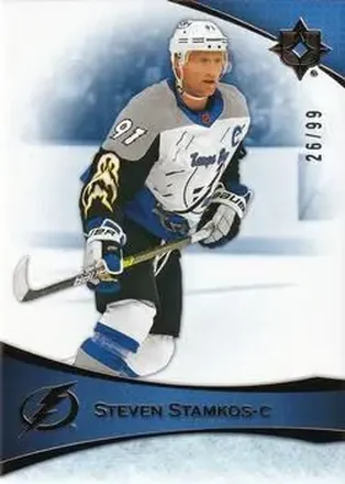 2022-23 Upper Deck Ultimate Collection - Blue #12 - Steven Stamkos - Tampa Bay Lightning