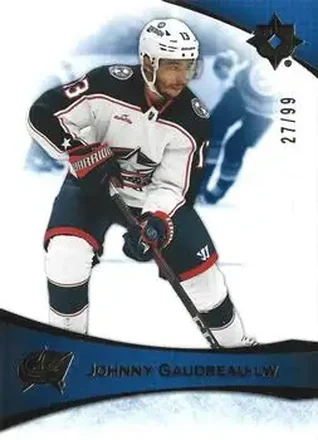 2022-23 Upper Deck Ultimate Collection - Blue #17 - Johnny Gaudreau - Columbus Blue Jackets