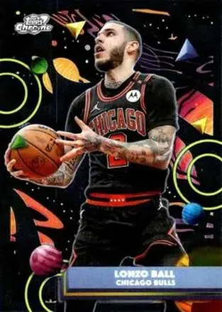 2025-26 Topps Chrome Cosmic #19 - Lonzo Ball - Chicago Bulls 2025-26 Topps Chrome Cosmic #19 - Lonzo Ball - Chicago Bulls