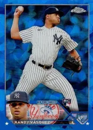 2023 Topps Chrome Update Sapphire Edition #USCS56 - Randy Vásquez - New York Yankees