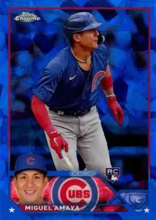 2023 Topps Chrome Update Sapphire Edition #USCS60 - Miguel Amaya - Chicago Cubs