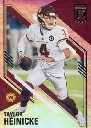 2021 Donruss Elite #3 - Taylor Heinicke - Washington Football Team