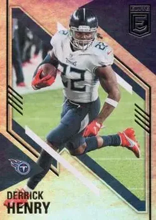 2021 Donruss Elite #4 - Derrick Henry - Tennessee Titans