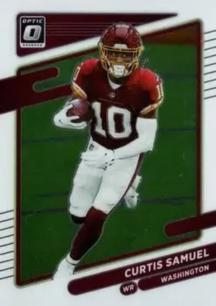 2021 Donruss Optic #2 - Curtis Samuel - Washington Football Team