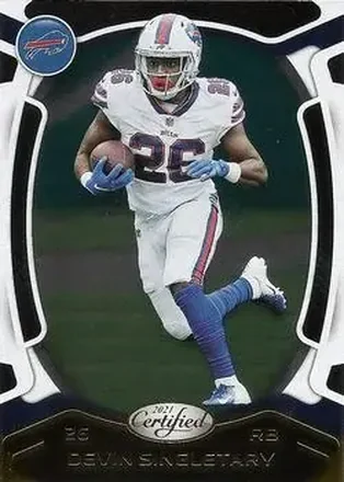 2021 Panini Certified #3 - Devin Singletary - Buffalo Bills