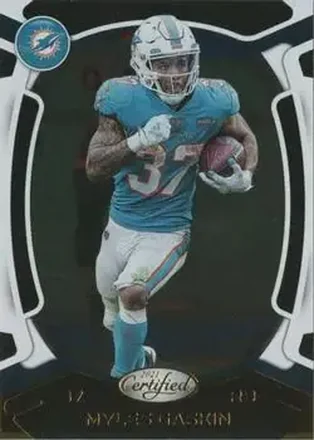 2021 Panini Certified #6 - Myles Gaskin - Miami Dolphins