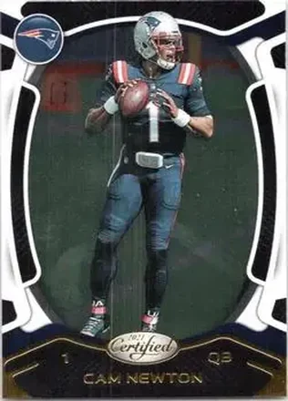 2021 Panini Certified #8 - Cam Newton - New England Patriots