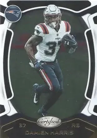 2021 Panini Certified #9 - Damien Harris - New England Patriots