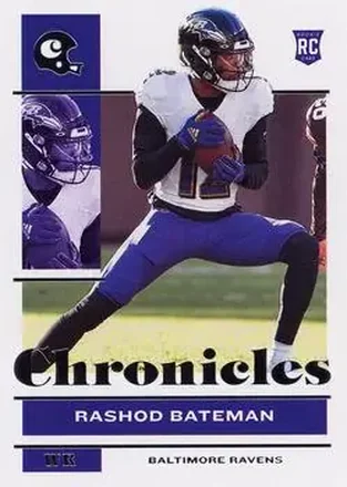 2021 Panini Chronicles #8 - Rashod Bateman - Baltimore Ravens